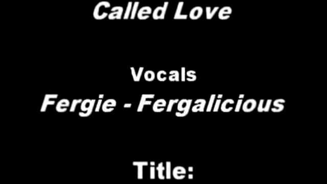Fergie vs. Queen - Crazy Little Thing Called Fergalicious 