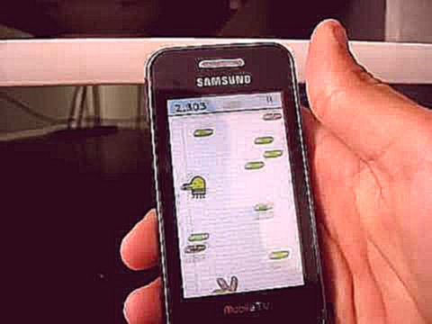 Doodle Jump на телефон Samsung s5230-s5233.AVI