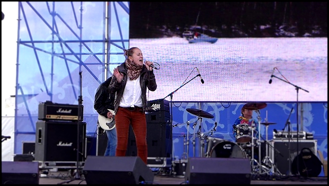 Хард-рок группа BLANSH на фестивале Дельта Невы 2014 в Ораниенбауме 2