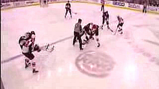 Хоккейная драка-Laraque vs Cote April 02, 2008