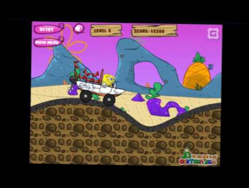 Губка Боб перевозит крабов Игры онлайн Тур 8 Развивающие видео для детей SpongeBob games